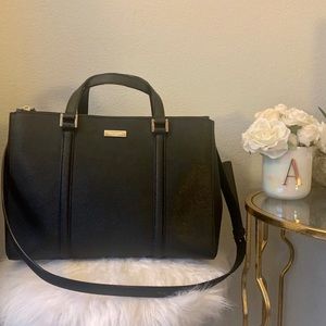 Kate Spade medium sized tote - (black)